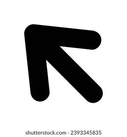 mouse cursor icon isolated on white background. Pointer cursor icon. Computer web arrows. clicking pointer. cursor selecting. vector illustration. mouse pointer element design.