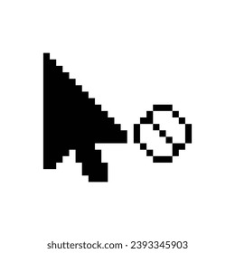 mouse cursor icon isolated on white background. Pointer cursor icon. Computer web arrows. clicking pointer. cursor selecting. vector illustration. mouse pointer element design.