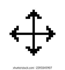 mouse cursor icon isolated on white background. Pointer cursor icon. Computer web arrows. clicking pointer. cursor selecting. vector illustration. mouse pointer element design.