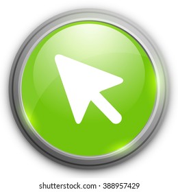 Mouse cursor icon. Pointer symbol.