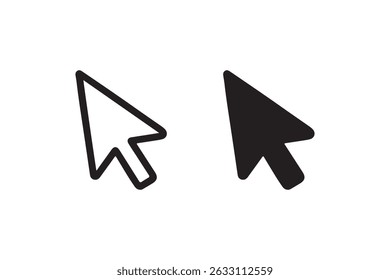Mouse cursor icon set for digital interface Vector