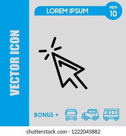 mouse cursor icon vector