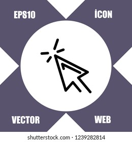 mouse cursor icon vector