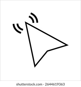Mouse cursor icons in various styles with click, tap, and pointer symbols. Black and outline vector arrows for interface, web, UI interaction, navigation, and digital design.
