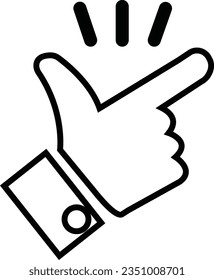 Mouse Cursor Icons - Vector stock. Hand clicking icon. Finger cursor vector .vector click hand cursor labels