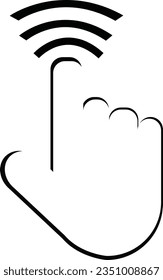 Mouse Cursor Icons - Vector stock. Hand clicking icon. Finger cursor vector .vector click hand cursor labels