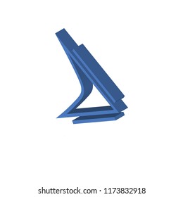 Mouse cursor isometric left top view 3D icon