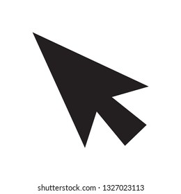 Mouse cursor, mouse pointer icon in trendy flat style design. Vector graphic illustration. Editable vector stroke. EPS 10.