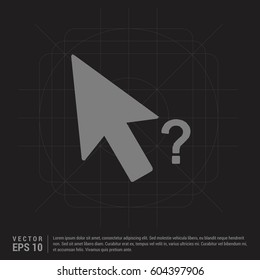 Mouse Cursor Question Mark Icon