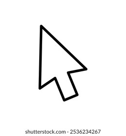 Mouse cursor sign icon. Pointer symbol. Vector illustration.