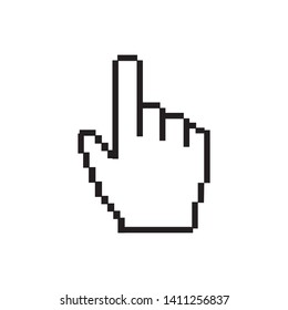 mouse cursor symbol - arrow click pointer illustration isolated