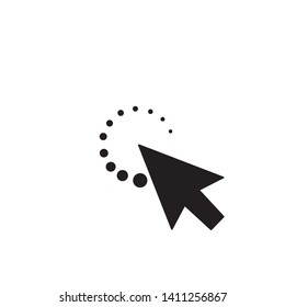 mouse cursor symbol - arrow click pointer illustration isolated