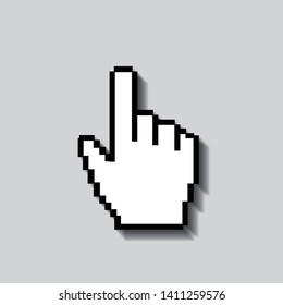 Mouse Cursor Symbol - Arrow Click Pointer Illustration Isolated