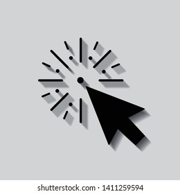 mouse cursor symbol - arrow click pointer illustration isolated