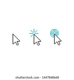 mouse cursor symbol - arrow click pointer illustration isolated