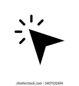 Mouse cursor vector icon, arrow icon, pointer