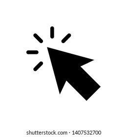 Mouse cursor vector icon, arrow icon, pointer