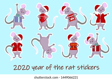 Mouse cute baby character / year of the mouse / year of the rat / Chinese zodiac animal / pet