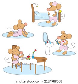 Mouse and daily healthy habbits