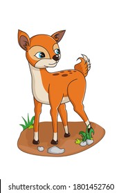mouse deer cute and funny cartoon animals
