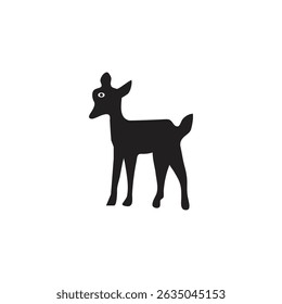 ilustração vetorial de veado de rato de um animal de veado de rato que é muito inteligente, bonito e muito inteligente