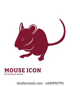 Mouse Design Vector. Silhouette of Mouse. Vector illustration