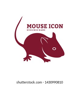 Mouse Design Vector. Silhouette of Mouse. Vector illustration