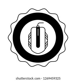 mouse device gadget label white background