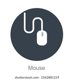 Mouse and device icon concept