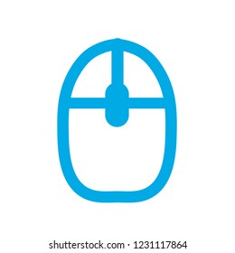 mouse device on white background
