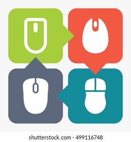 Mouse device vector object