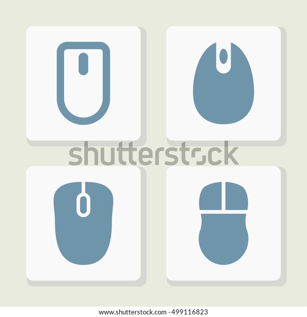 Mouse Device Vector Object Stock Vector (Royalty Free) 499116823 ...