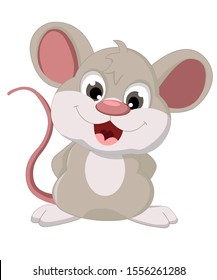 The mouse is drawn in the illustrator