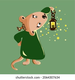 A mouse and a fabulous magic lantern