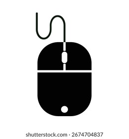 ícone plano do mouse ilustração de logotipo vetor isolado, adequado para todos os web design, logotipo, aplicativo e muito mais