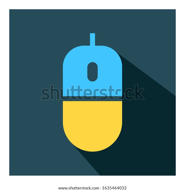 Mouse Flat Icon Vector Ui Icon Stock Vector (Royalty Free) 1635464032 ...