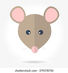 Mouse flat vector eps 10
