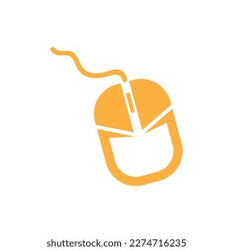 Mouse free click  icon vector