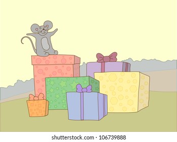 Mouse and gifts