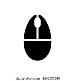 mouse glyph vector icon - ui icon vector