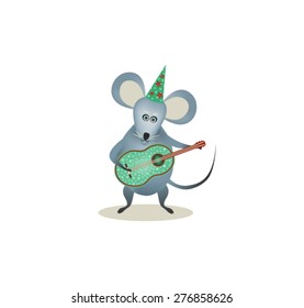 mouse and guitar