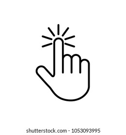mouse hand, cursor hand icon