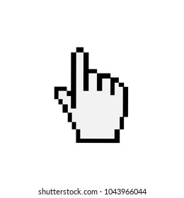 Mouse Hand Cursor Vector Illustration