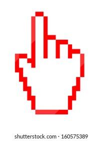 Mouse hand  cursor vector illustration