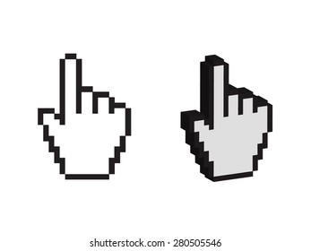 Mouse hand cursors