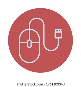 diseño de imagen vectorial de dispositivo de hardware de ratón