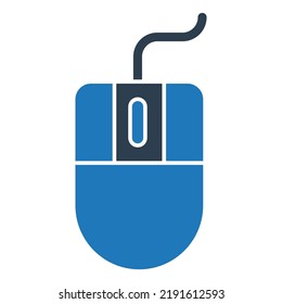 Mouse hardware Vector icon which is suitable for commercial work

