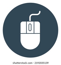 Mouse hardware Vector icon which is suitable for commercial work

