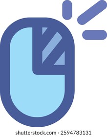Mouse with highlighted right button