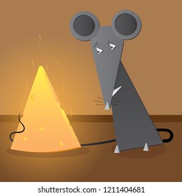 mouse hugs the tail flavored cheese